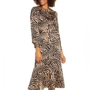 Chelsea 28 fall zebra midi dress, great for work